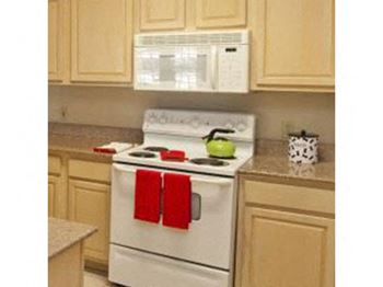 Oak cabinetry